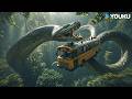 BUS In Jungle FLY By GIANT SNAKE Oh Ho Sky Crash Coming Snake 3 YOUKU MONSTER MOVIE