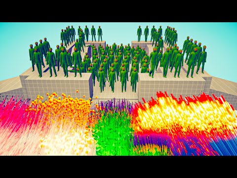 ZOMBIE HORDE vs EVERY GOD - Totally Accurate Battle Simulator TABS