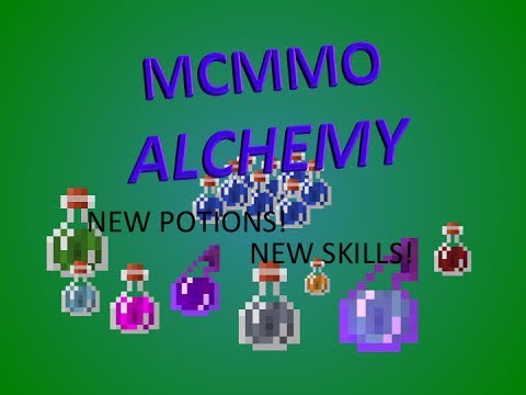 MCMMO ALCHEMY! New skill that adds NEW MINECRAFT POTIONS!