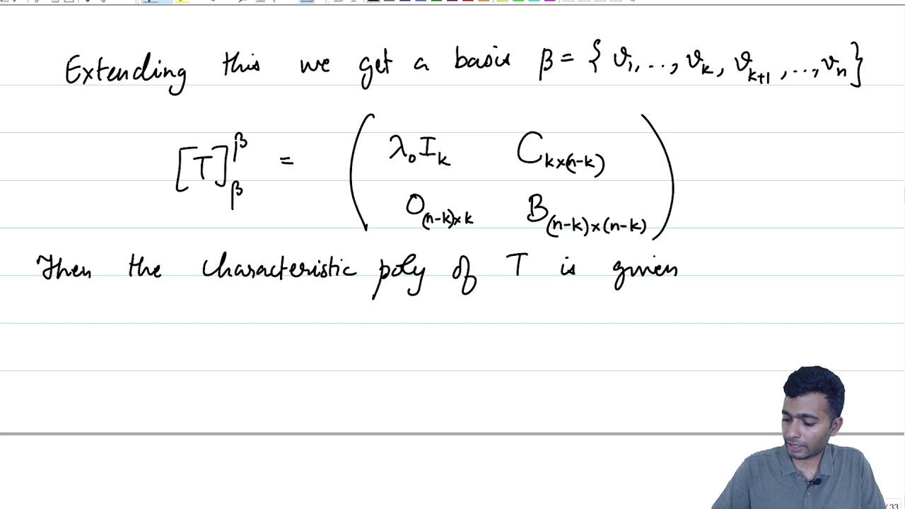 Lecture - 8.3  Multiplicity of eigenvalues