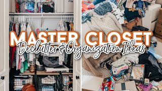 EXTREME CLOSET DECLUTTER | SMALL CLOSET ORGANIZATION IDEAS | CLOSET CLEAN OUT