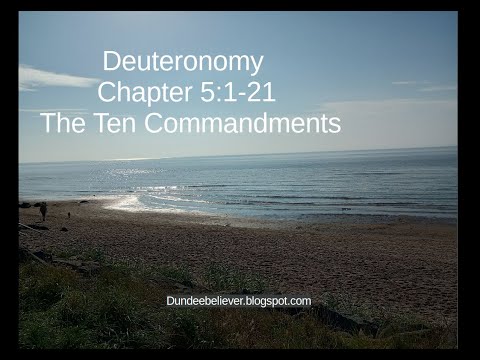 Deuteronomy 5:1-21 - The Ten Commandments