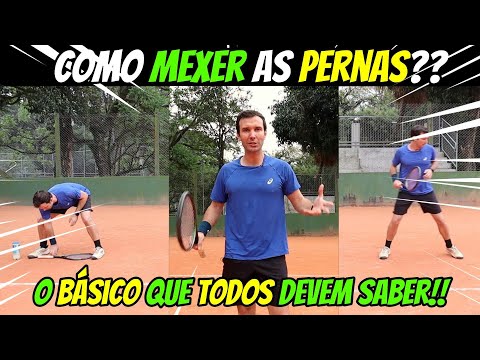 COMO MEXER AS PERNAS NO TÊNIS???? TREINO de Movimentação BÁSICA!!