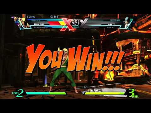 Ultimate Marvel vs capcom 3 15 minute Gameplay w/ Commentary HD