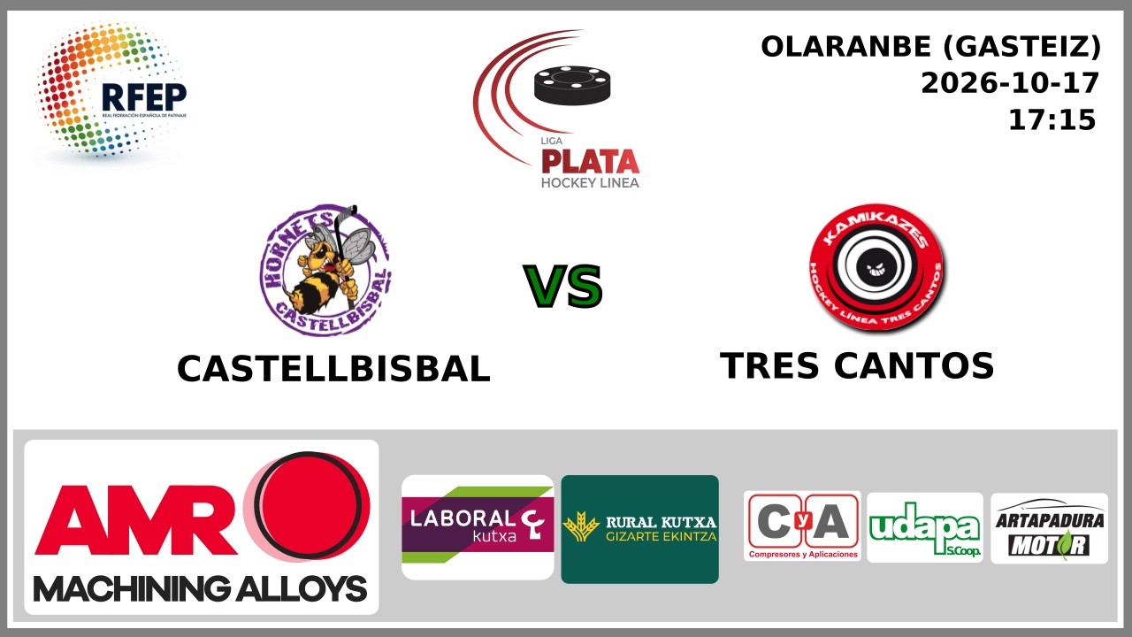 CP CASTELLBISBAL HORNETS vs TRES CANTOS PC