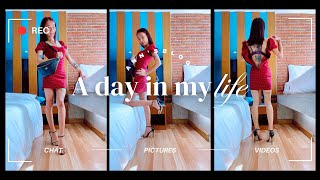 Discover Petite Asian Ann:  Shapely Legs, Firm Little Butt, Sexy High Heels, and A Lot of Tattoos.