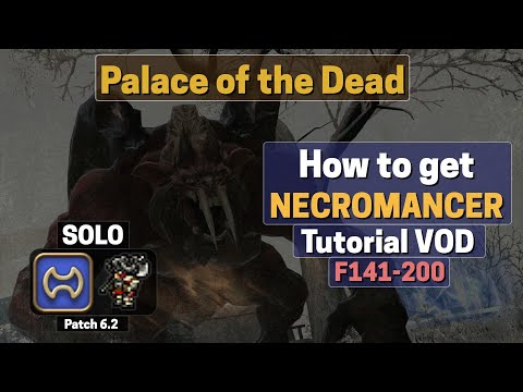 How to Solo PotD & get Necromancer on WAR Tutorial / Guide - Floors 141 to 200 - Endwalker