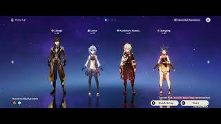 【AR45】Domain of Blessing: Autumn Hunt IV (40 seconds without Ayaka &amp; bennett)