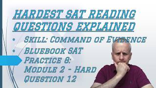 Hard #satreading Command of Evidence: Use Data to Complete Text w/ Bluebook 8 R&W Hard Module 2 Q 12