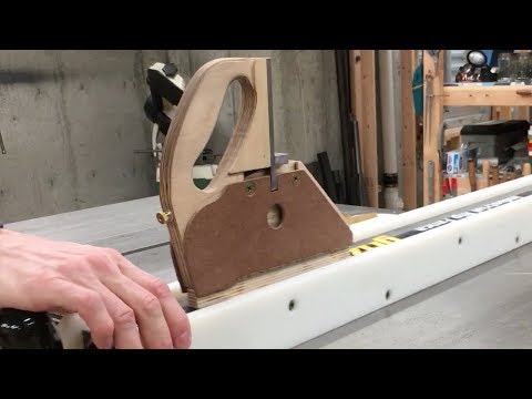 Magnetic Push Stick Holder - Workshop project