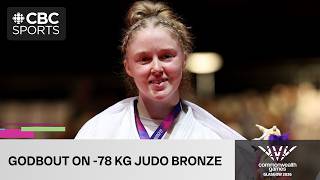 Coralie Godbout 'proud' to win judo bronze in front of supportive teammates at Glasgow 2026