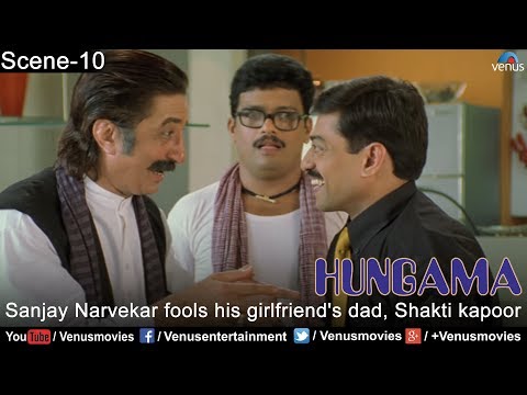 Sanjay Narvekar fools his girlfriend's dad, Shakti kapoor (Hungama)