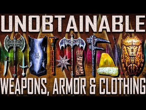 Unobtainable Weapons & Armor - Morrowind (Includes DLCs)