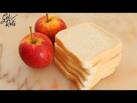 MAKE THIS WITH 2 APPLES AND 8 BREAD SLICES IN 30 MINUTES - Gol Roti