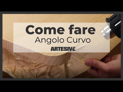 Applicazione Pellicola Adesiva Angolo Curvo (pieno) con tensionatura