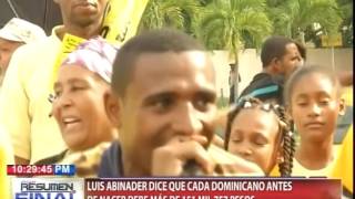 Luis Abinader dice que cada dominicano antes de nacer debe más de 151 mil 757 pesos