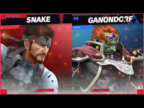 Smash Academy 22 LR7 Bo3 Initial A Snake vs Litany Ganondorf