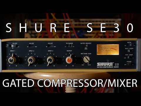 Shure SE30 Gated Compressor/Mixer Mid 70s image 9