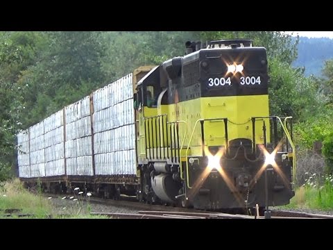 Portland & Western Hillsboro Switcher w/ 3004 - 7/15/16