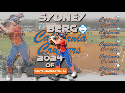2024 Sydney Berg (4.0 GP) Outfield, Softball Skills Video - Cal Cruisers Turi