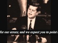 President John F Kennedy S Speech Warning Us