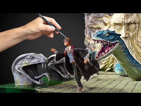 How To Make A Diorama Of The Chamber Of Secrets Inspired By The Harry Potter Movie