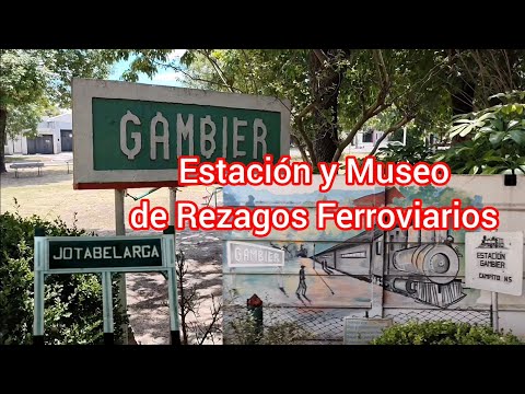 ESTACIÓN GAMBIER del FERROCARRIL GENERAL MANUEL BELGRANO ex FERROCARRIL PROVINCIAL DE BUENOS AIRES 