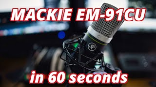 Video thumbnail for Mackie EM-91CU in 60 seconds by The Dark Side of the Mic