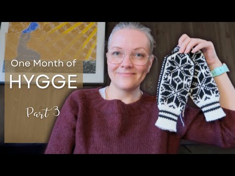 One Month of Hygge - Part 3. Swedish snowy adventures, Selbu mittens & dog cuddles.