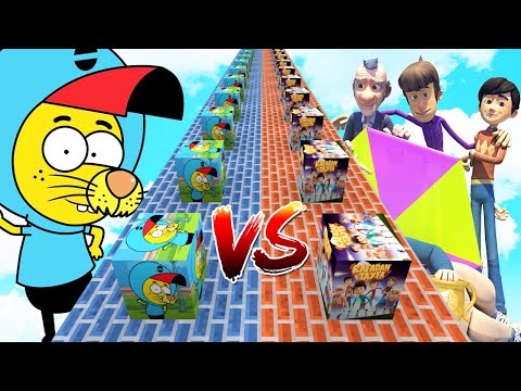 KRAL ŞAKİR ŞANS BLOK VS RAFADAN TAYFA ŞANS BLOK - Minecraft