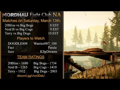 MORDHAU FIGHT CLUB (MFC) NA SEASON 2 IN 4K | Saturday, March 13th