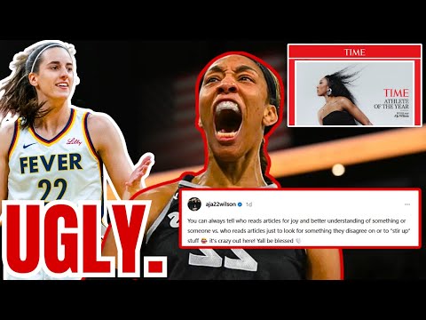 A'ja Wilson STRIKES BACK w UGLY Response after BACKLASH to Caitlin Clark Time Mag Article!