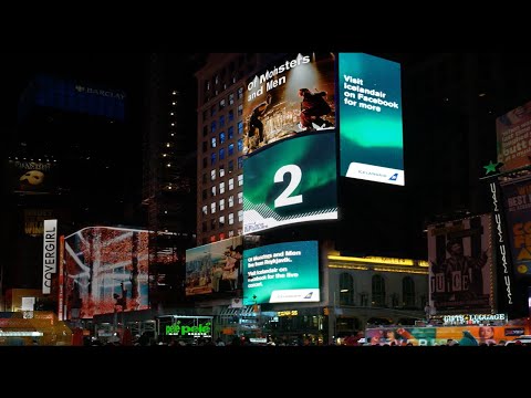 Thumbnail for Of Monsters and Men live at Times Square - direct from Iceland Airwaves 2019 | Icelandair by Of Monsters and Men