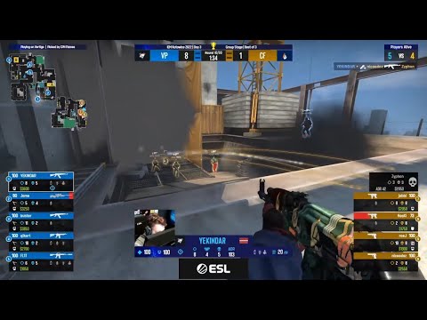 YEKINDAR ANTI ECO ACE | Virtus.pro vs Copenhagen Flames | CSGO IEM Katowice 2022