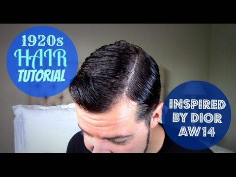 Dior 1920s Mens Hair Tutorial and Beard Trimming Jules Heptonstall