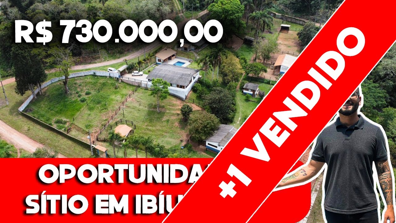 SÍTIO de 7.000m²,  65km de SÃO PAULO (OPORTUNIDADE).