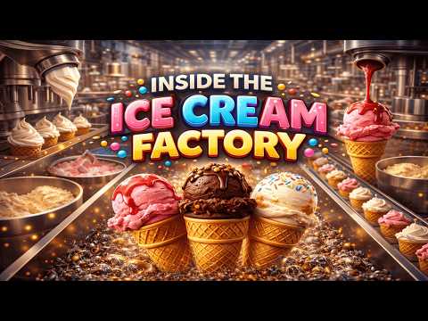 How Ice Cream is Made: Factory Tour