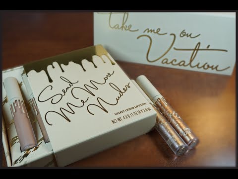 Kylie Cosmetics The Vacation Collection Review + Tutorial | KelseeBrianaJai Video