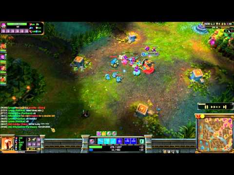 Pantheon vs Shaco and Galio