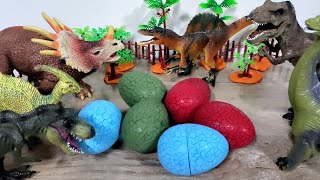 รีวิวเปิดสุ่มไข่ไดโนเสาร์มาใหม่ ไข่กาชา จะได้ตัวไหนบ้าง มาดูกัน Open Surprise Eggs of Dinosaur.
