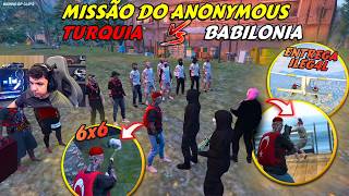 MISSÃO DO ANONYMOUS! | ENTREGA ILEG4L E TURQUIA VS BABILONIA NA ILHA - BKINHO RP CLIP'S