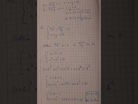 sa se rezolve (in R x R) sistemul de ecuatii