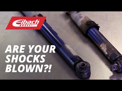 Part of a video titled How to Check for Blown Shocks - YouTube
