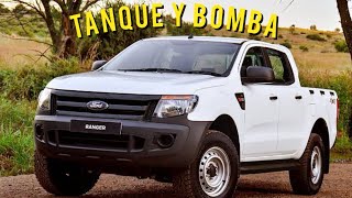 Cómo quitar el tanque de gasolina Ford Ranger 2.5 2013 al 2020