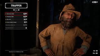Red Dead Redemption 2 - Sell Legendary Bharati Bear Pelt  To The Trapper For $60.00 & Shop (2018)