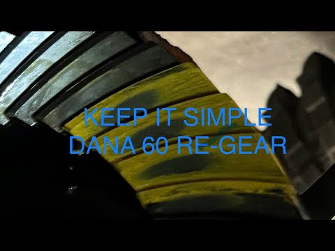 Dana differential re-gear. Dana 60, and most any Dana
