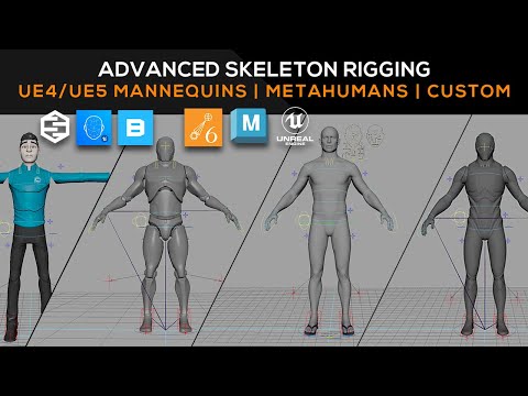 Maya & Unreal: Advanced Skeleton Rigging Course Trailer