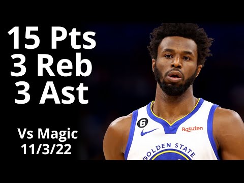 Andrew Wiggins 15 Pts 3 Ast vs Magic Highlights