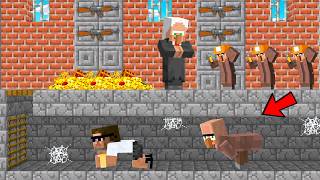 Download lagu We Snuck into a Mysterious Gangster Base in Minecraft.. mp3