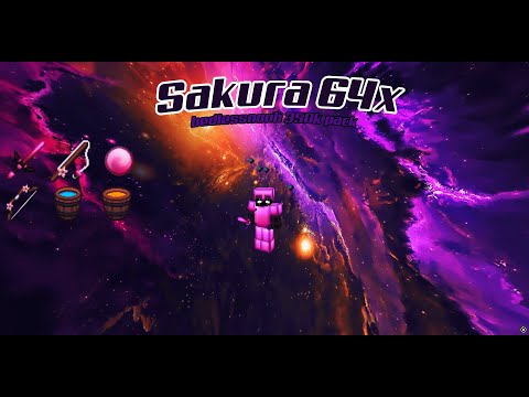 Sakura [64x] MCPE PVP TEXTURE PACK by Yuruze Bedless...